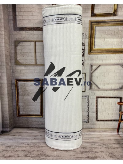 Material bumbac 100 % tricotat alb 240 cm / 25 ml rola greutate pe metru patrat 330 grame,calitate superioara.